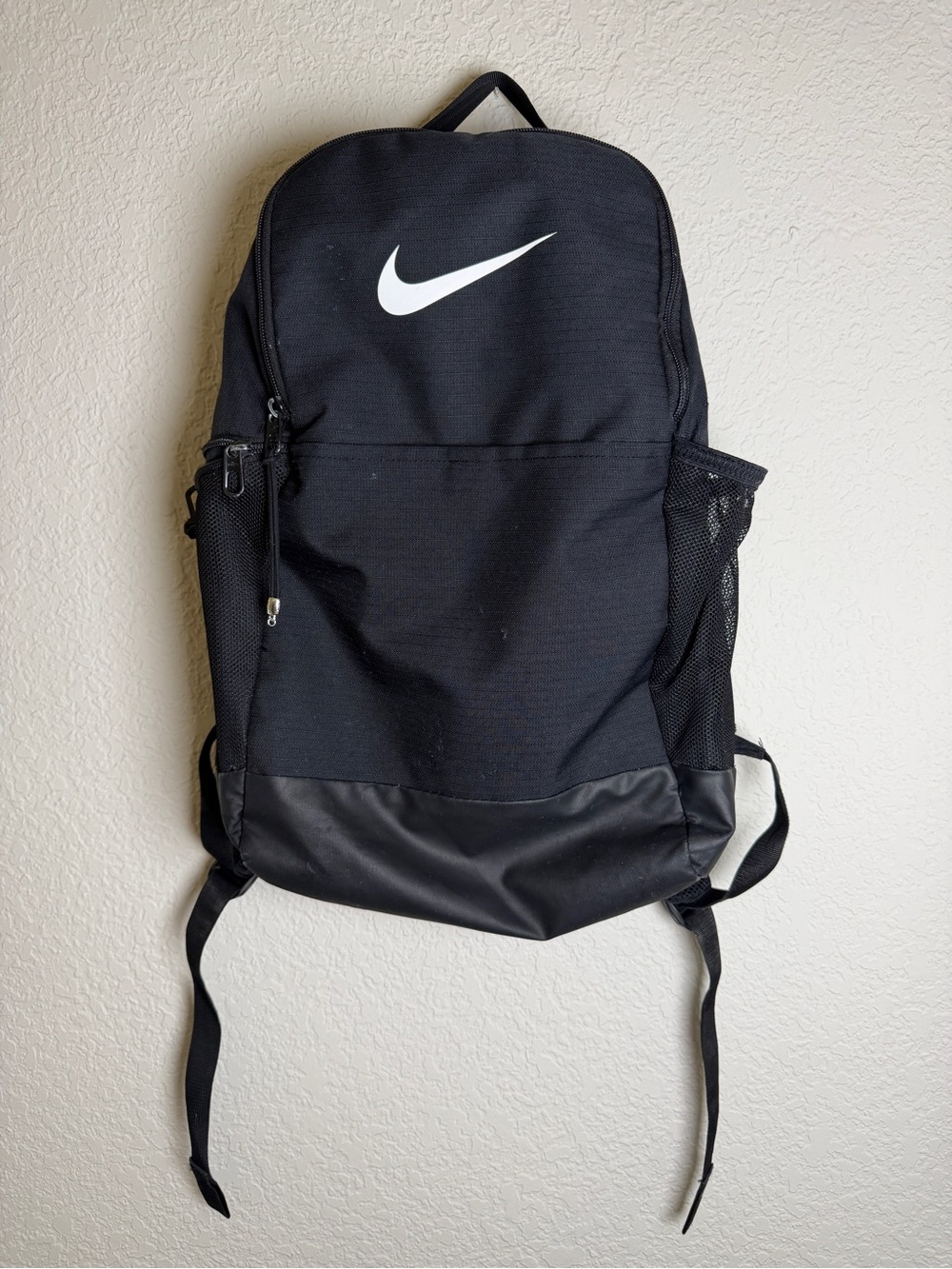 Nike Black Backpack Swoosh Multi Compartment School Gym Laptop Bag RN56323